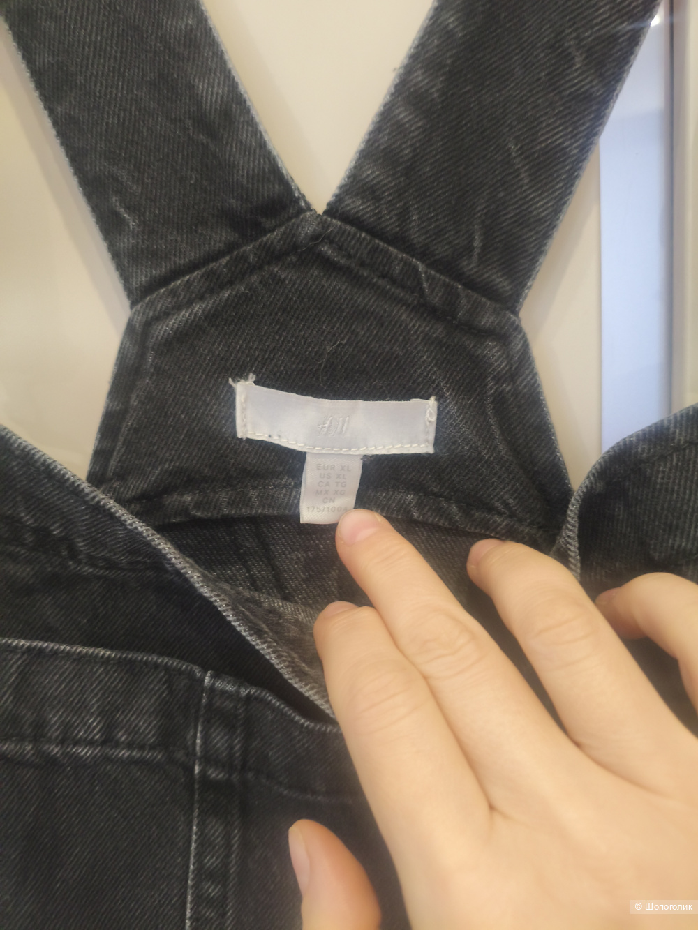 Джинсовый комбинезон H&m размер Xl(175)