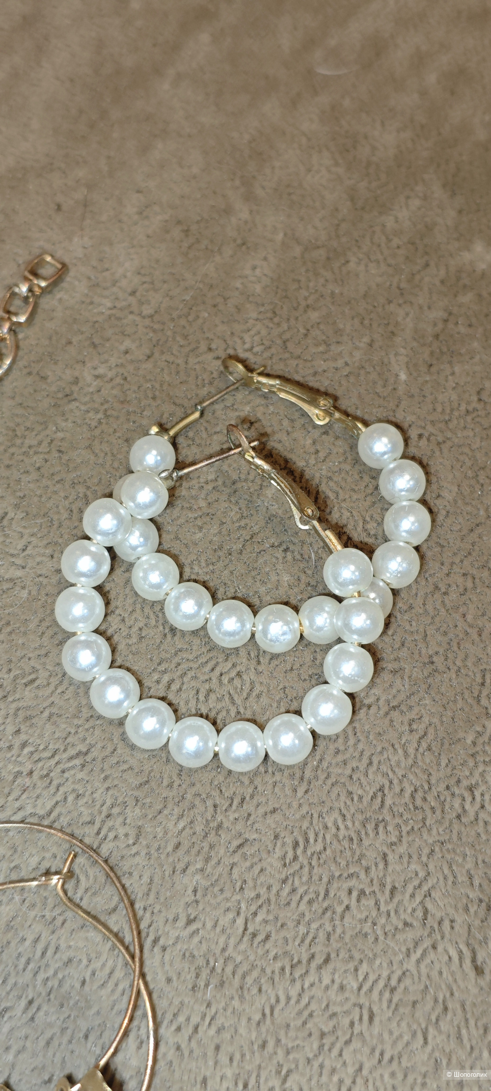 Серьги браслет кольцо бижутерия