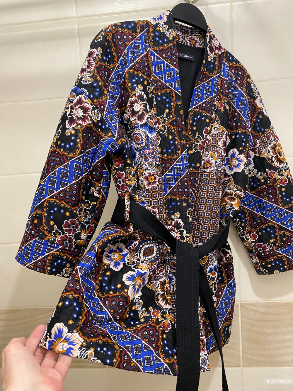 Стеганая куртка-кимоно Marks & Spencer Limited Edition,Размер Евр .38