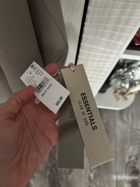 Лонгслив Essentials Fear of God размер М