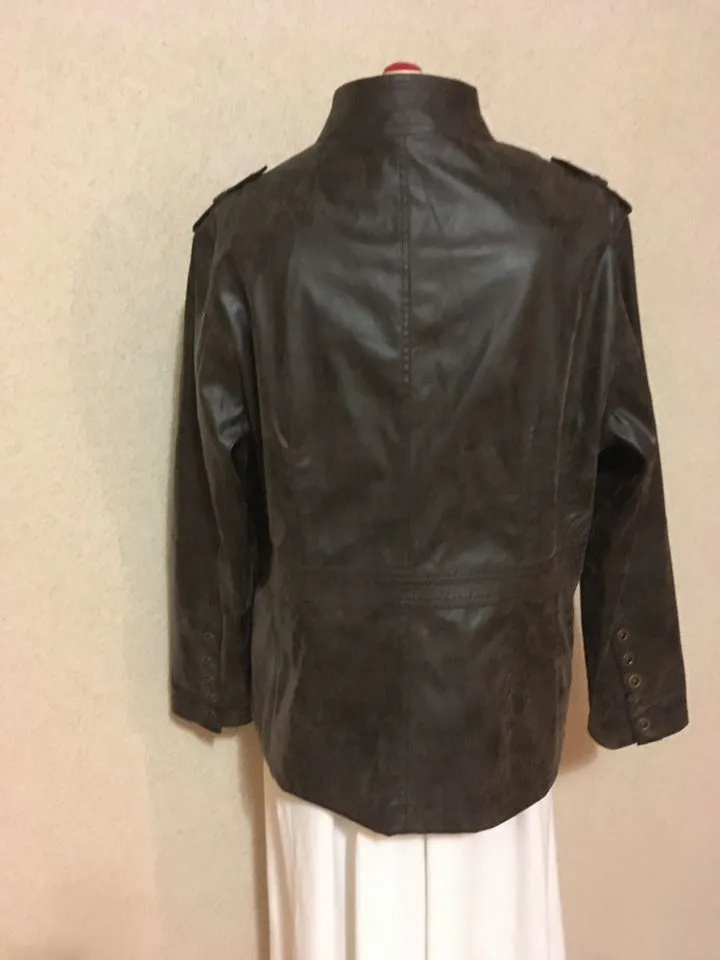 Куртка кожаная BIAGGINI, размер 54-56