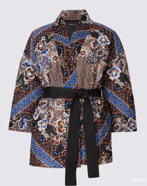 Стеганая куртка-кимоно Marks & Spencer Limited Edition,Размер Евр .38