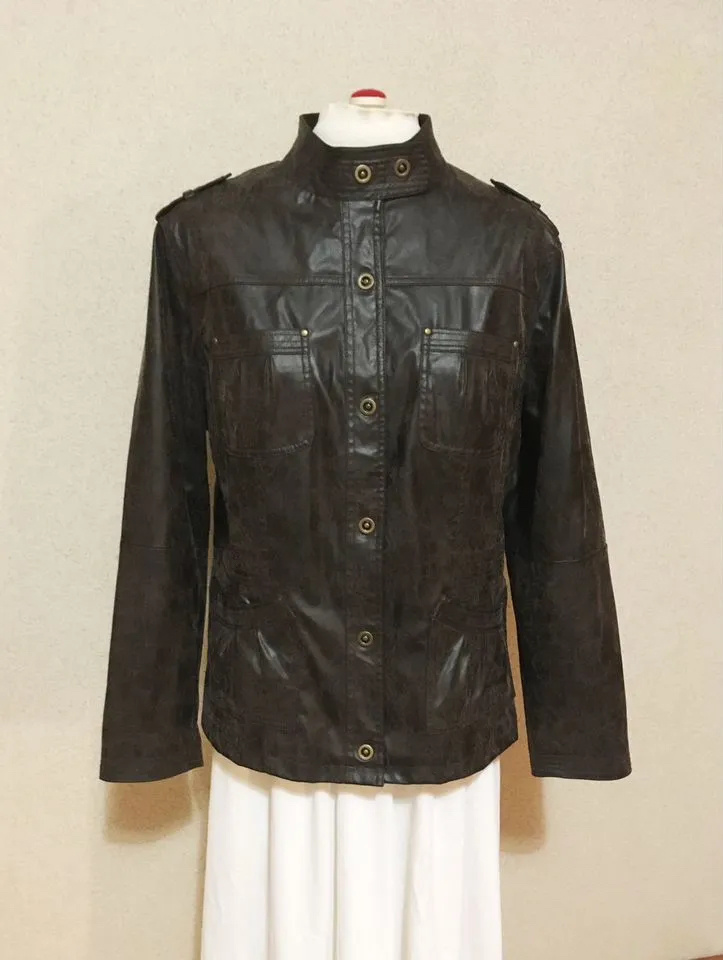Куртка кожаная BIAGGINI, размер 54-56