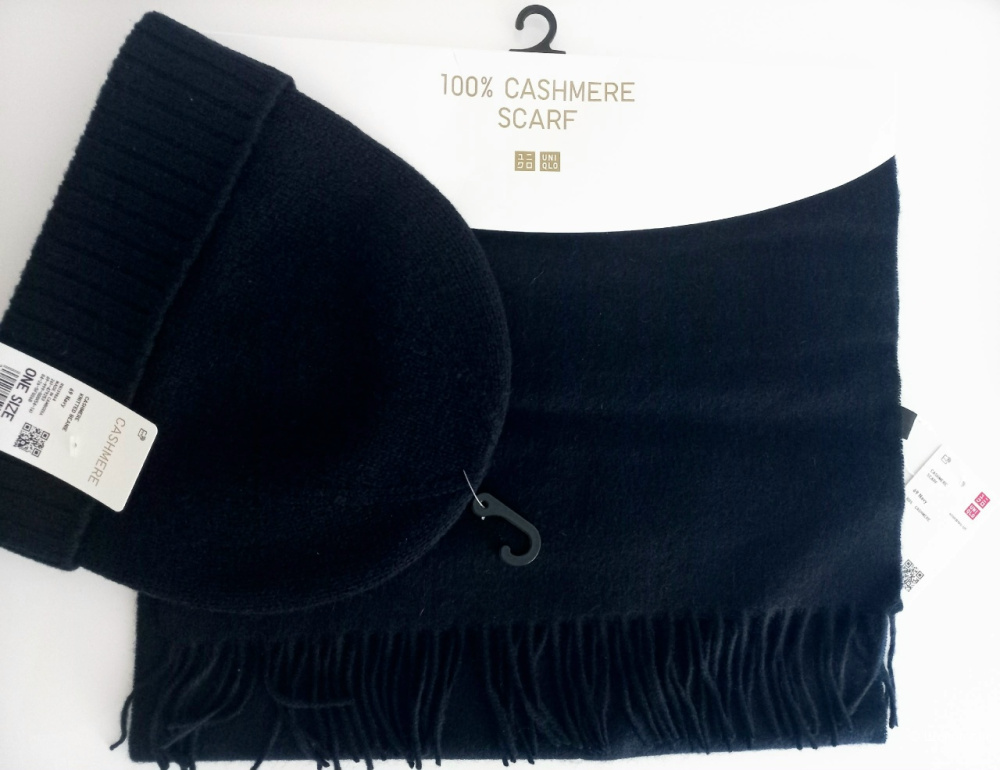 Шапка и шарф Uniqlo