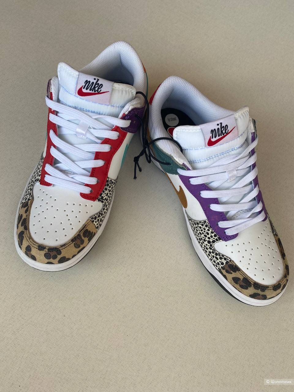 Кроссовки Nike Dunk Low "Safari Mix" р. 38,5-39