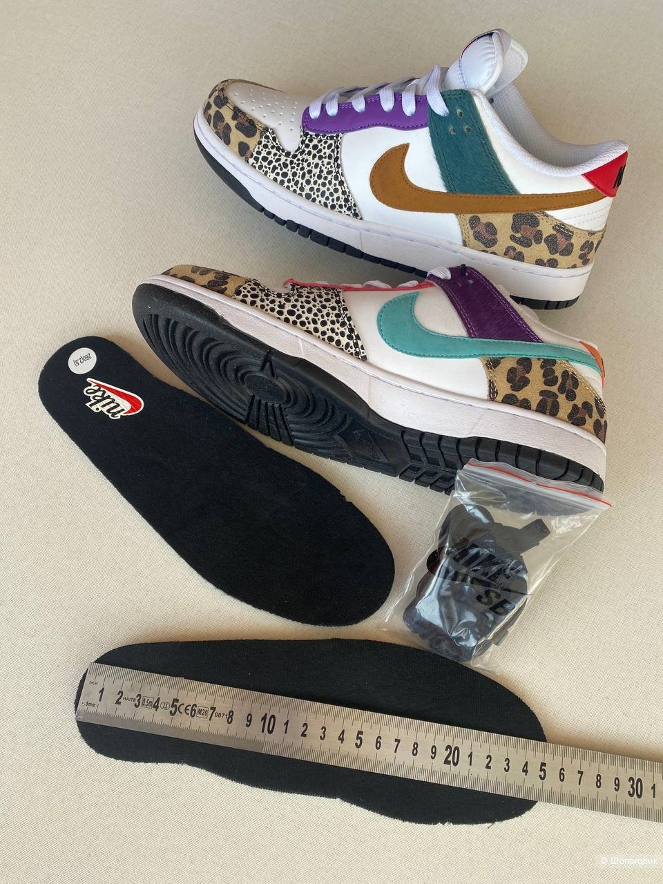 Кроссовки Nike Dunk Low "Safari Mix" р. 38,5-39