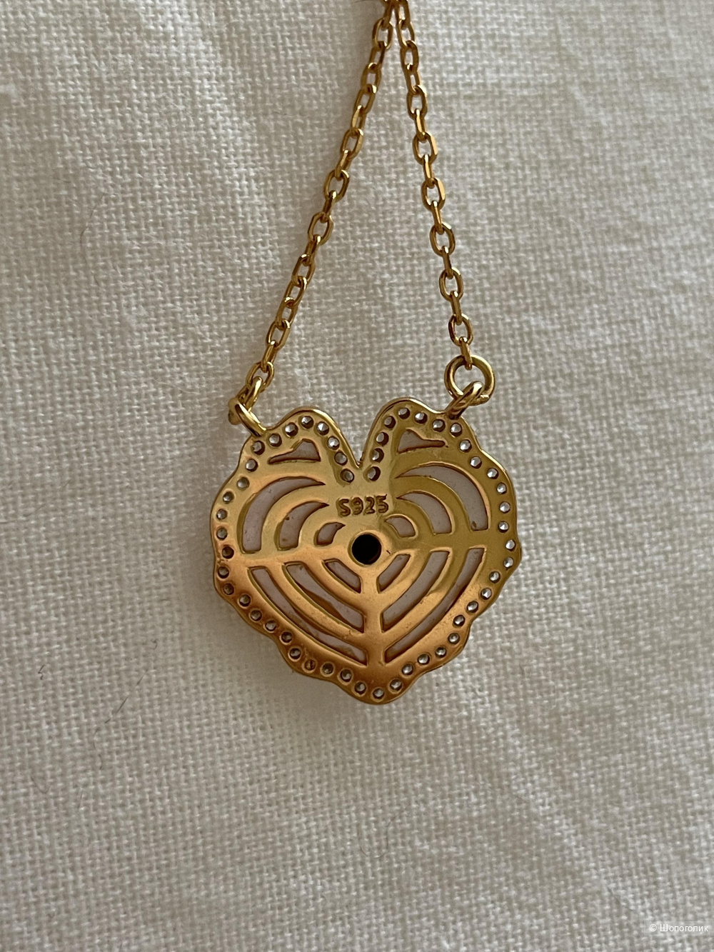 Колье из серебра 925