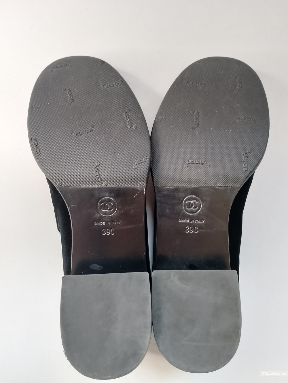 Лоферы chanel со львом велюровые, 39С