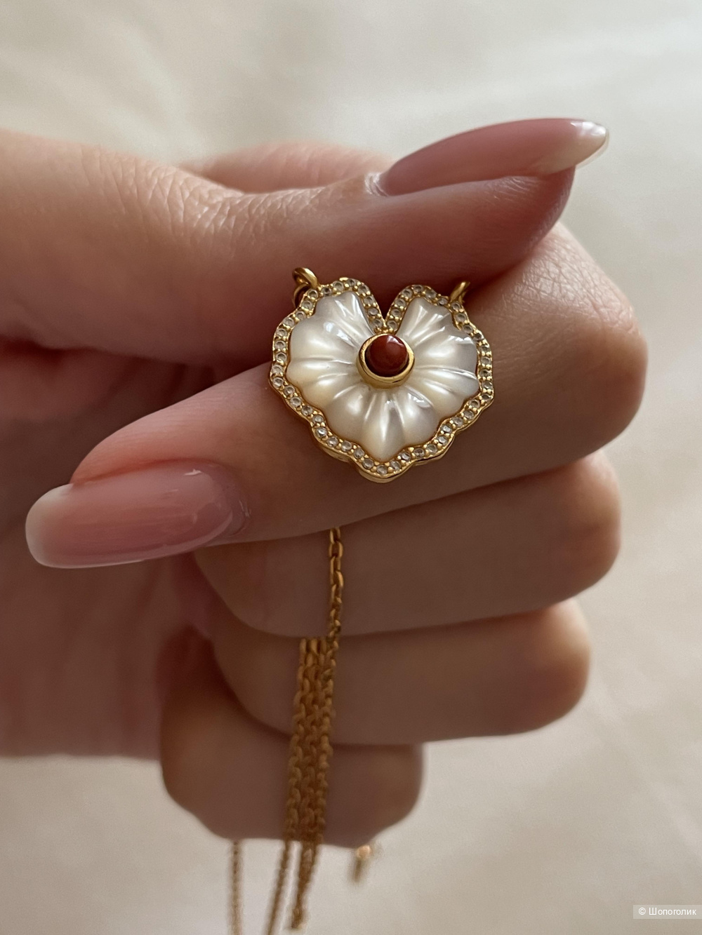 Колье из серебра 925