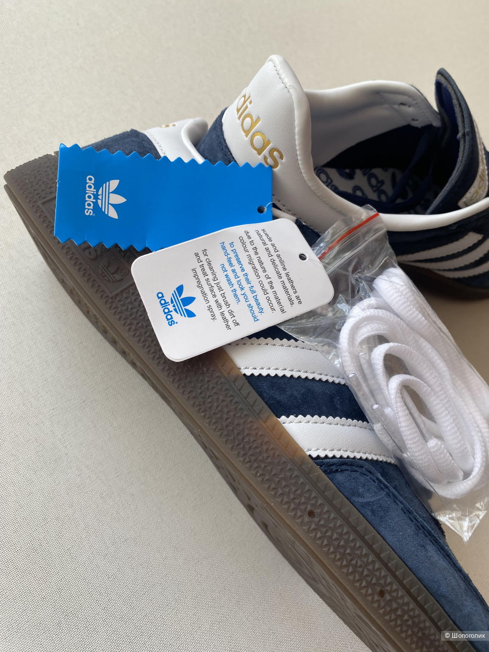 Кроссовки adidas Handball Spezial Navy White р.42-42,5