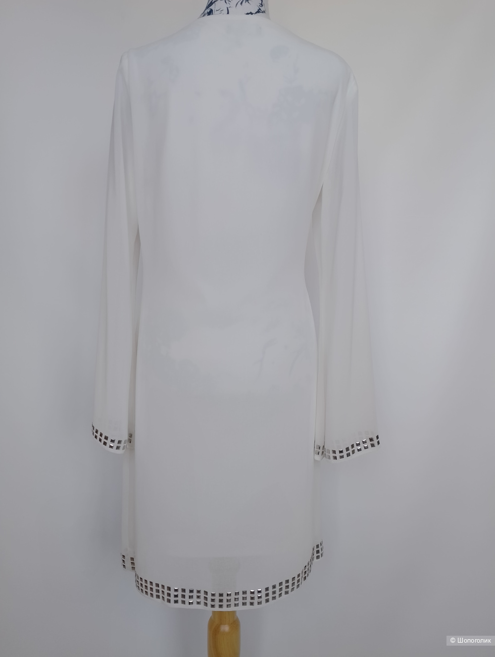 Платье wallis белое свободное, uk12