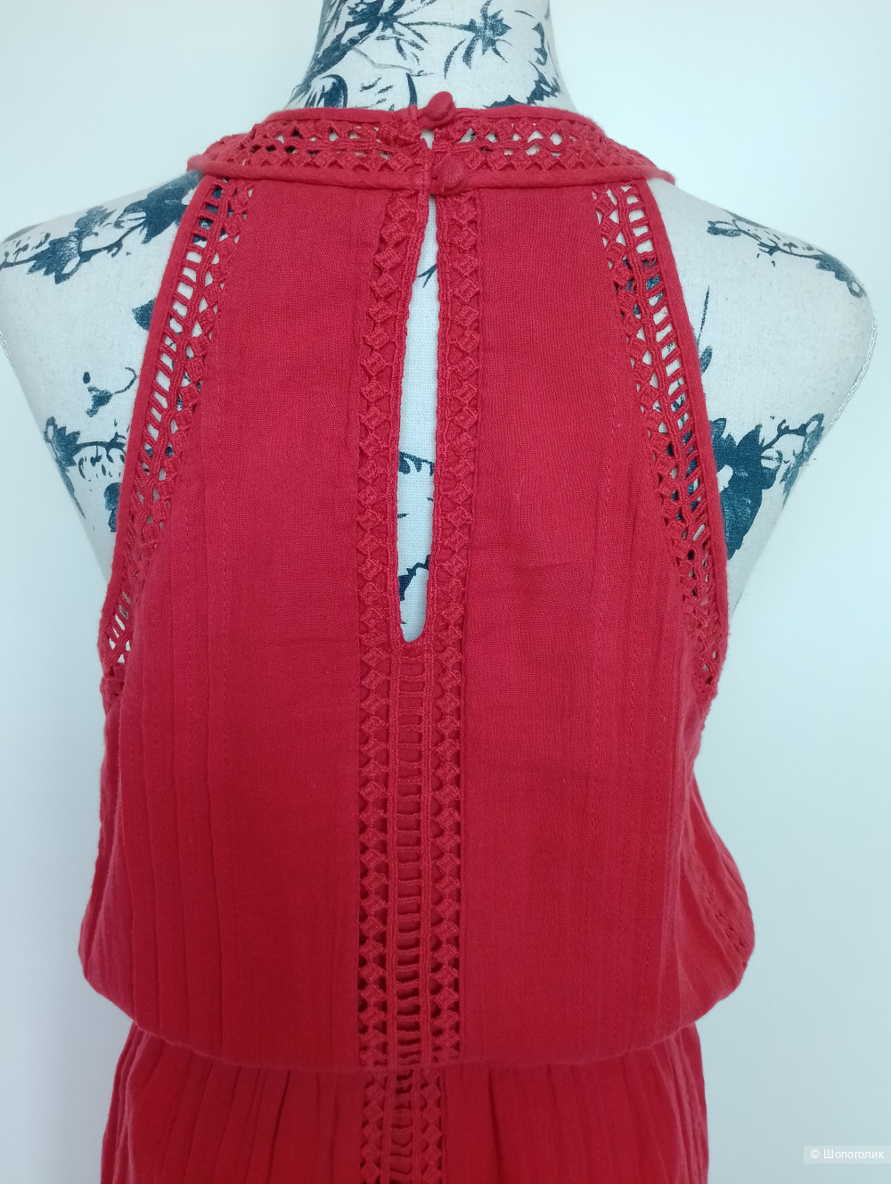 Платье миди joie хлопковое, S