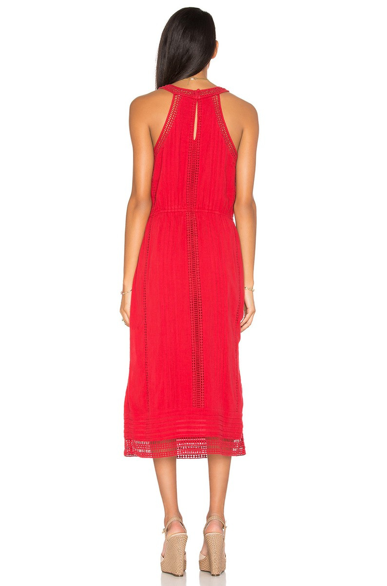 Платье миди joie хлопковое, S