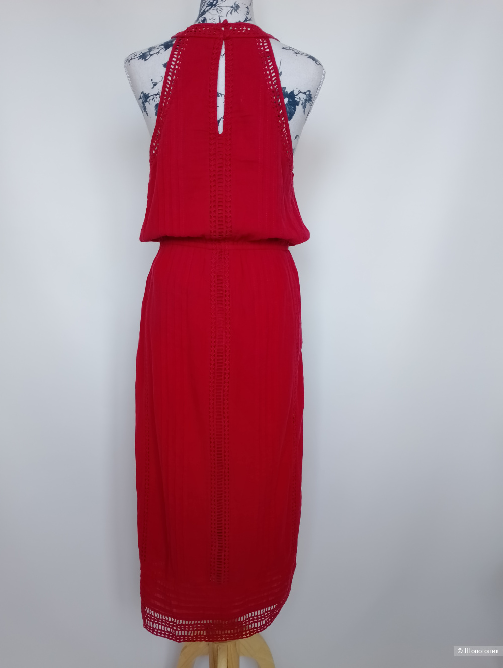 Платье миди joie хлопковое, S