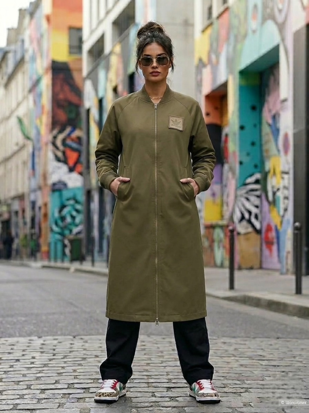 Тренч бомбер Adidas Originals p.S(42)