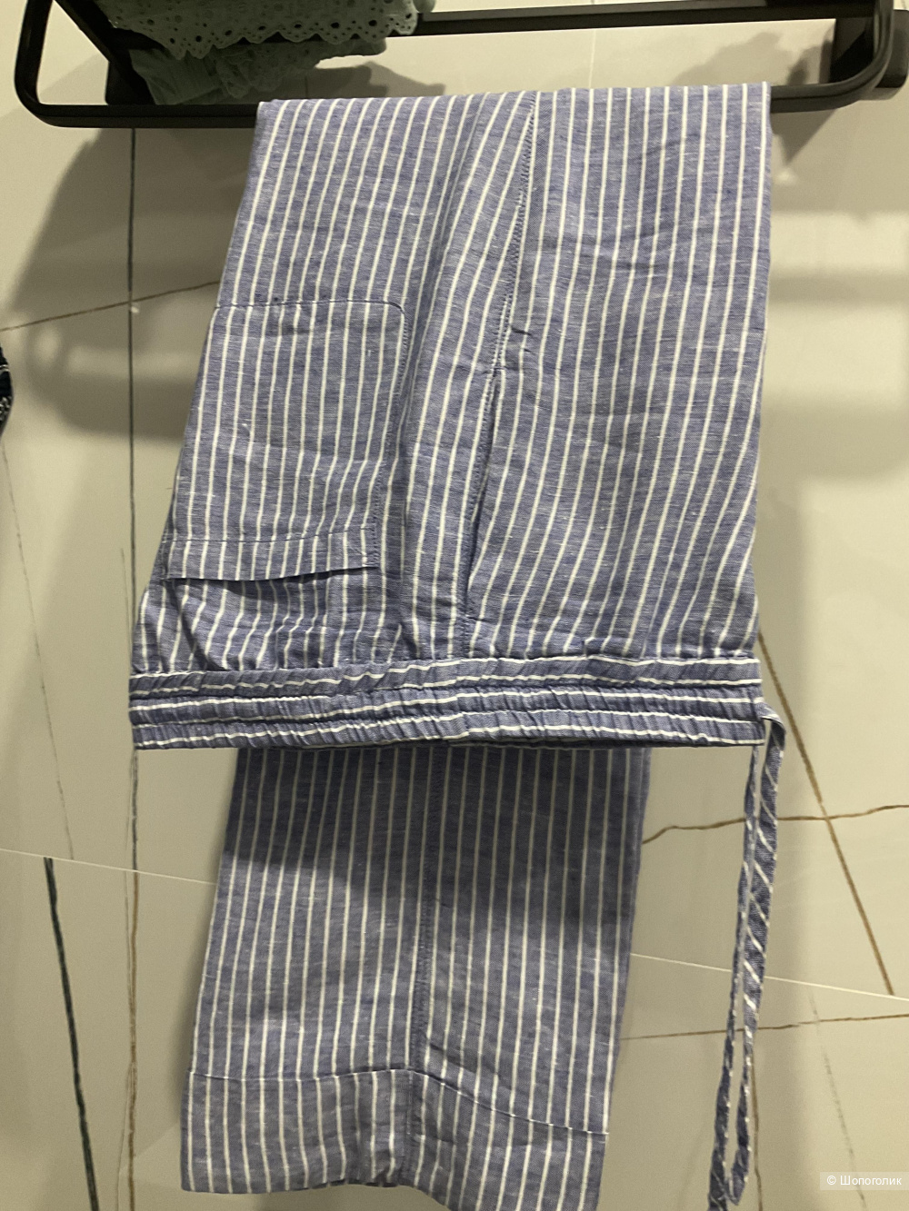 Брюки льняные 44-46 размера no name