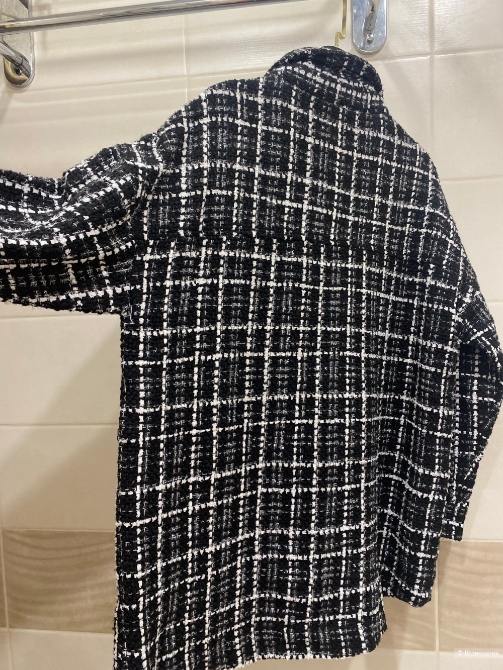 Твидовый жакет Quiz.Размер М.Оверсайз.