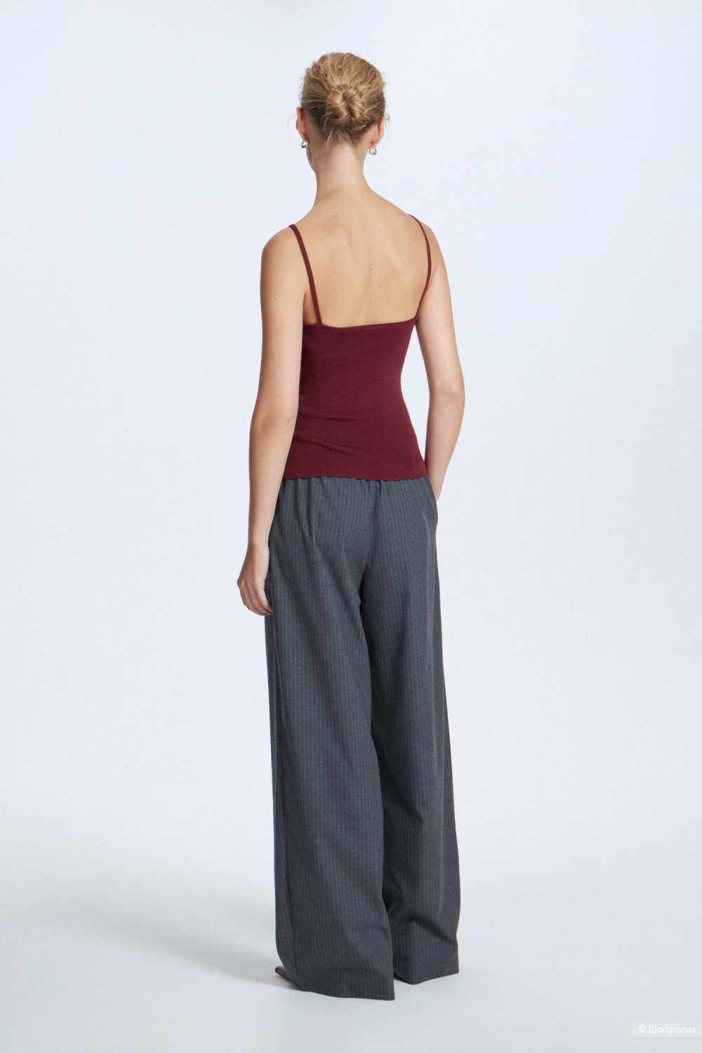 Трикотажный топ Lime с шелком , L