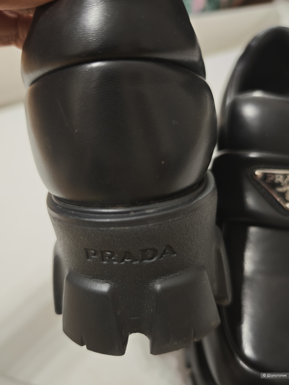 Лоферы Prada, размер 39(26 см)