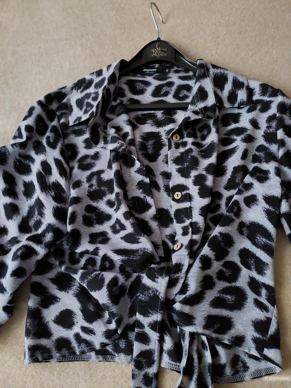 Блузка на завязке ФАРМАН collection, размер 48