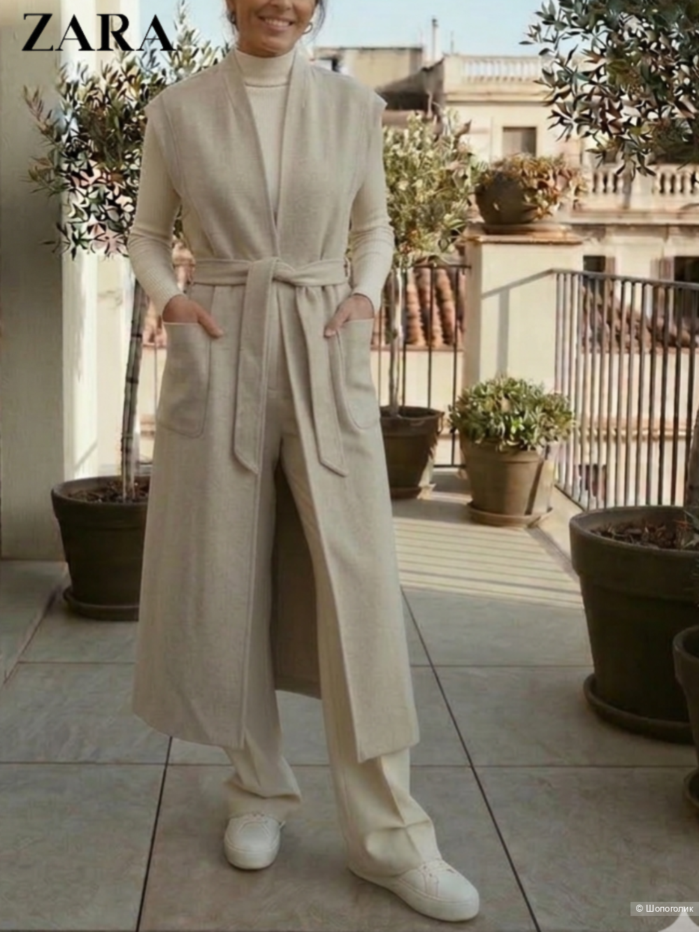 Жилет/тренч Zara 42/46