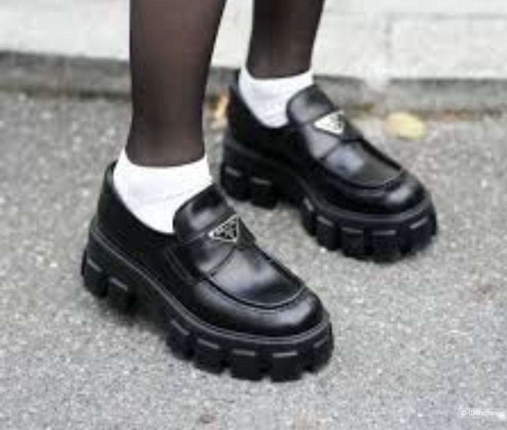 Лоферы Prada, размер 39(26 см)
