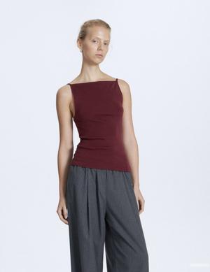 Трикотажный топ Lime с шелком , L