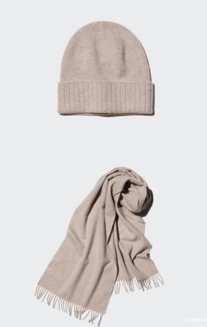 Шапка и шарф Uniqlo