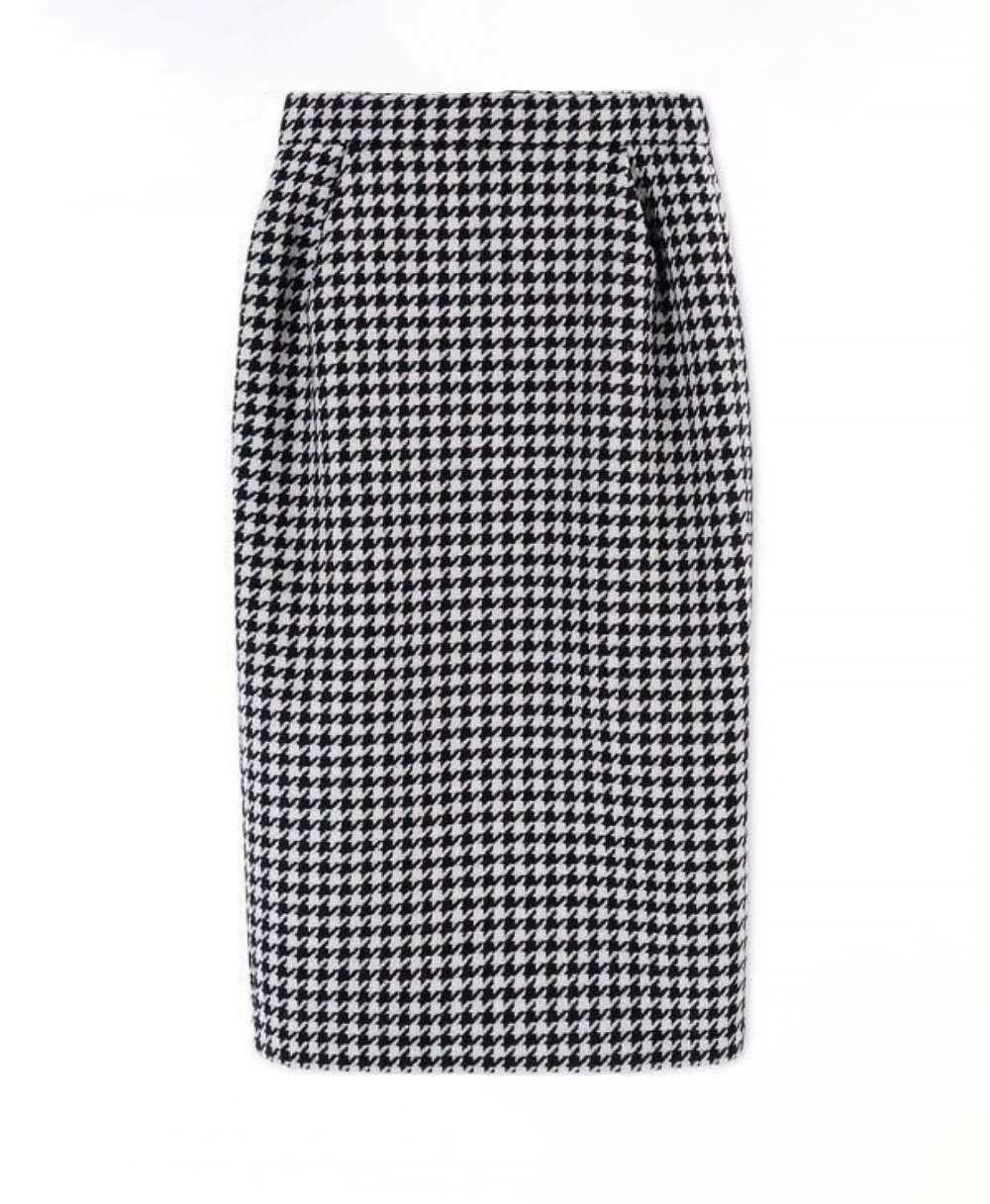 Юбка max mara гусиная лапка шерстяная, Ит 44