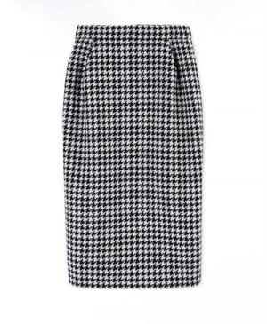 Юбка max mara гусиная лапка шерстяная, Ит 44