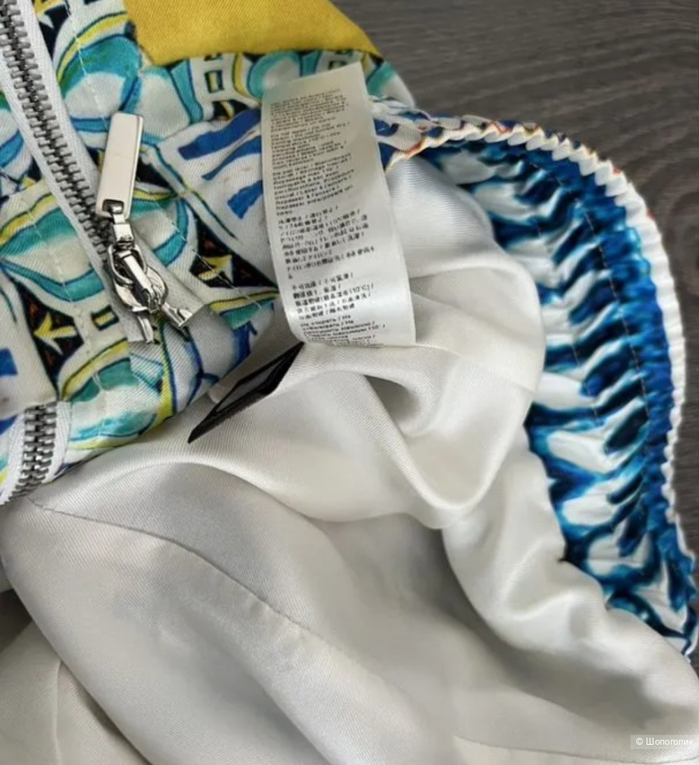 Шёлковый бомбер Roberto Cavalli, 44.