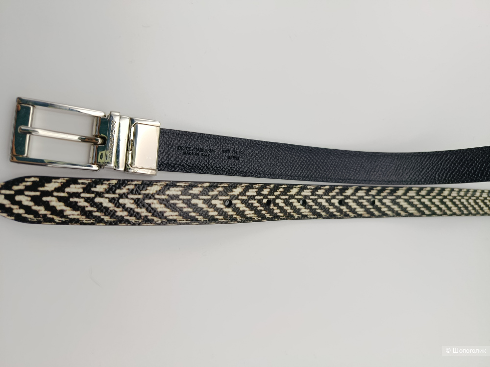 Ремень dolce&gabbana кожаный, 80см