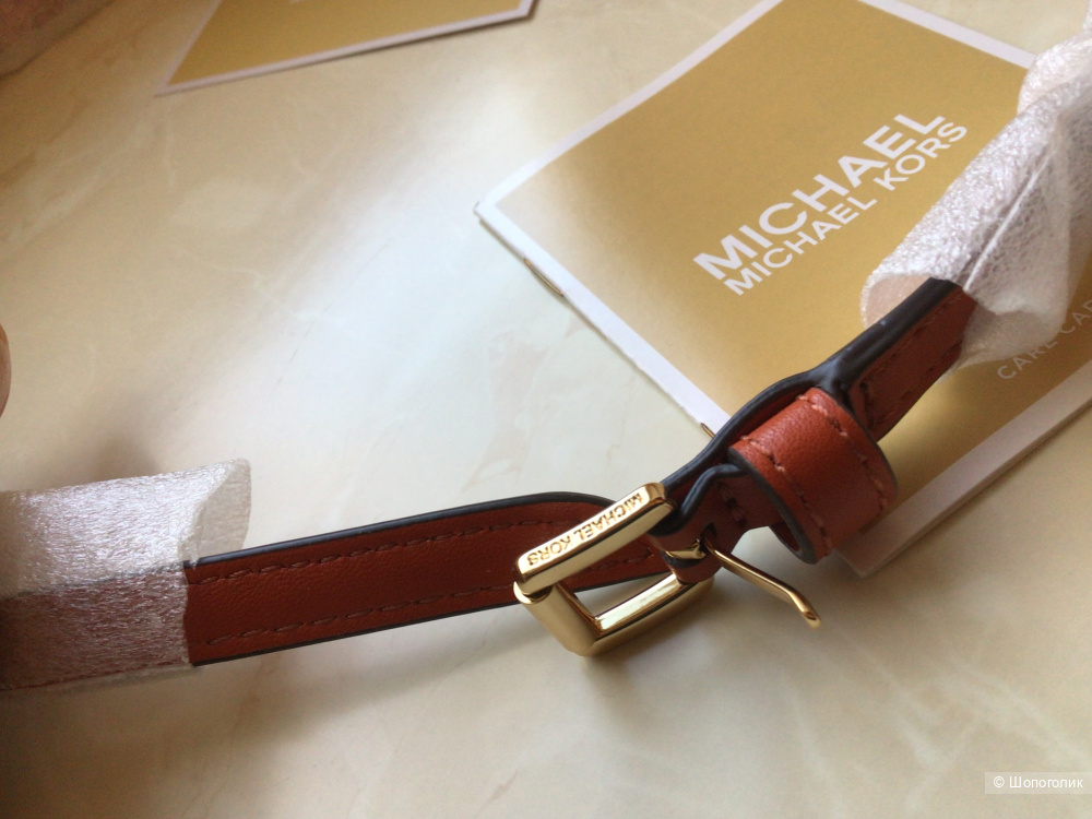 Кожаная сумка Michael Kors