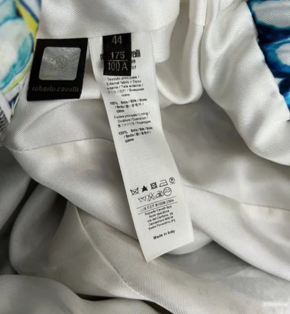 Шёлковый бомбер Roberto Cavalli, 44.