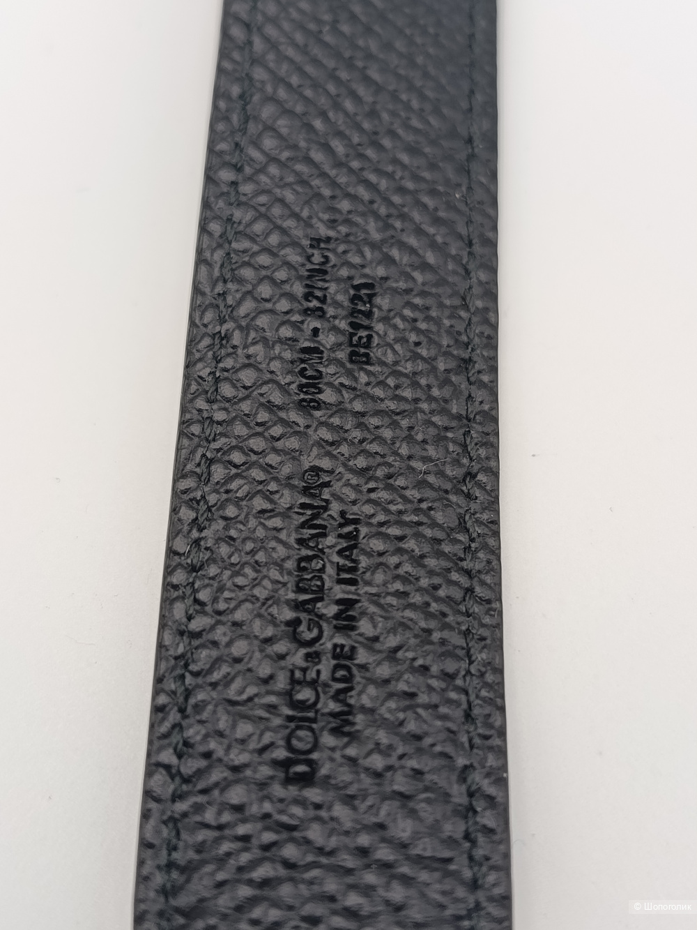 Ремень dolce&gabbana кожаный, 80см