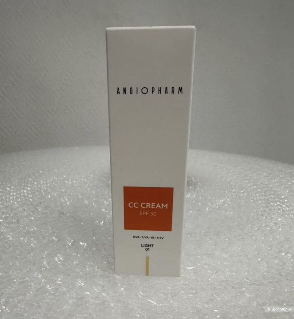Spf cc-крем 30 light 01 angiopharm, 30 мл