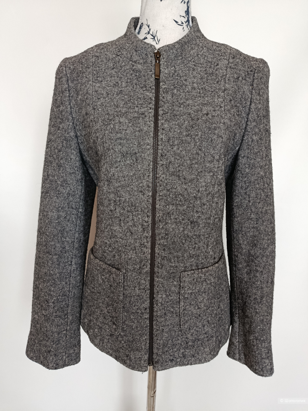 Жакет шерстяной viyella замке, uk8