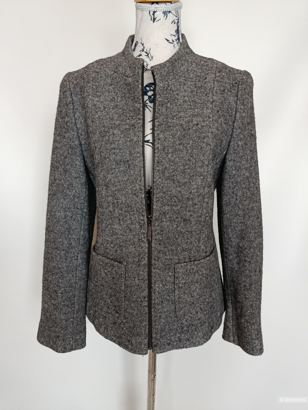 Жакет шерстяной viyella замке, uk8