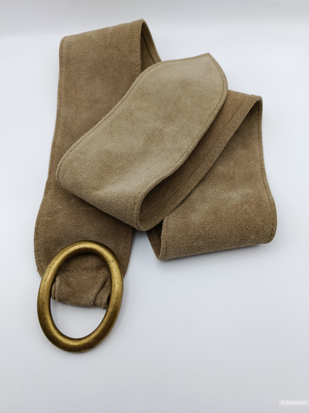 Ремень мягкий замшевый Massimo Dutti, 75см