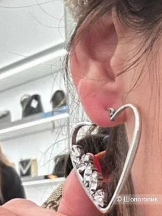 Серьги Saint Laurent