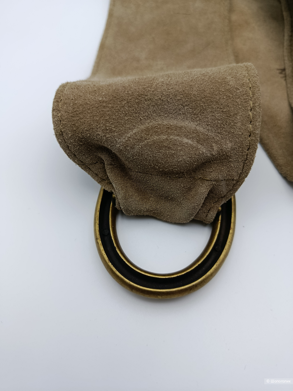 Ремень мягкий замшевый Massimo Dutti, 75см