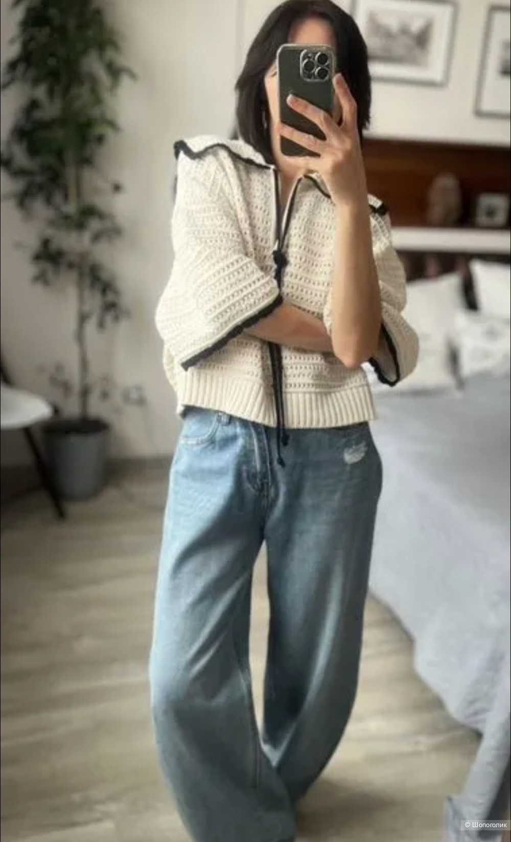 Джемпер кроше edited.