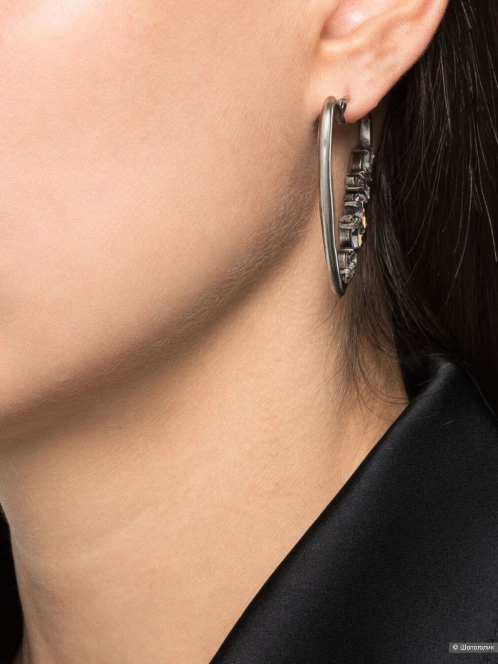 Серьги Saint Laurent