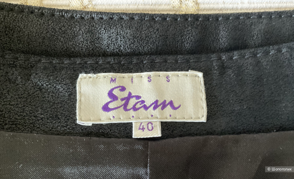 Кожаная  юбка Miss Etam,46-48