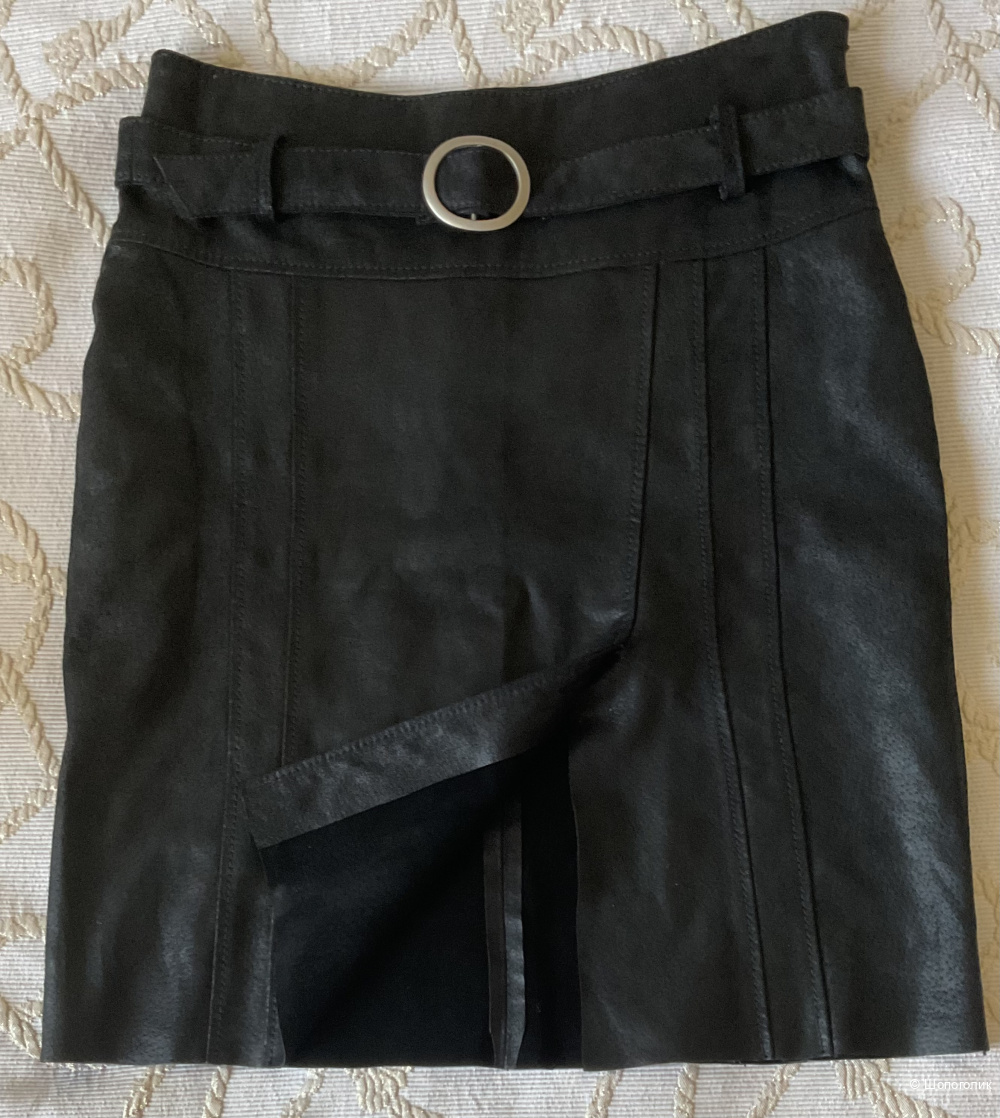 Кожаная  юбка Miss Etam,46-48