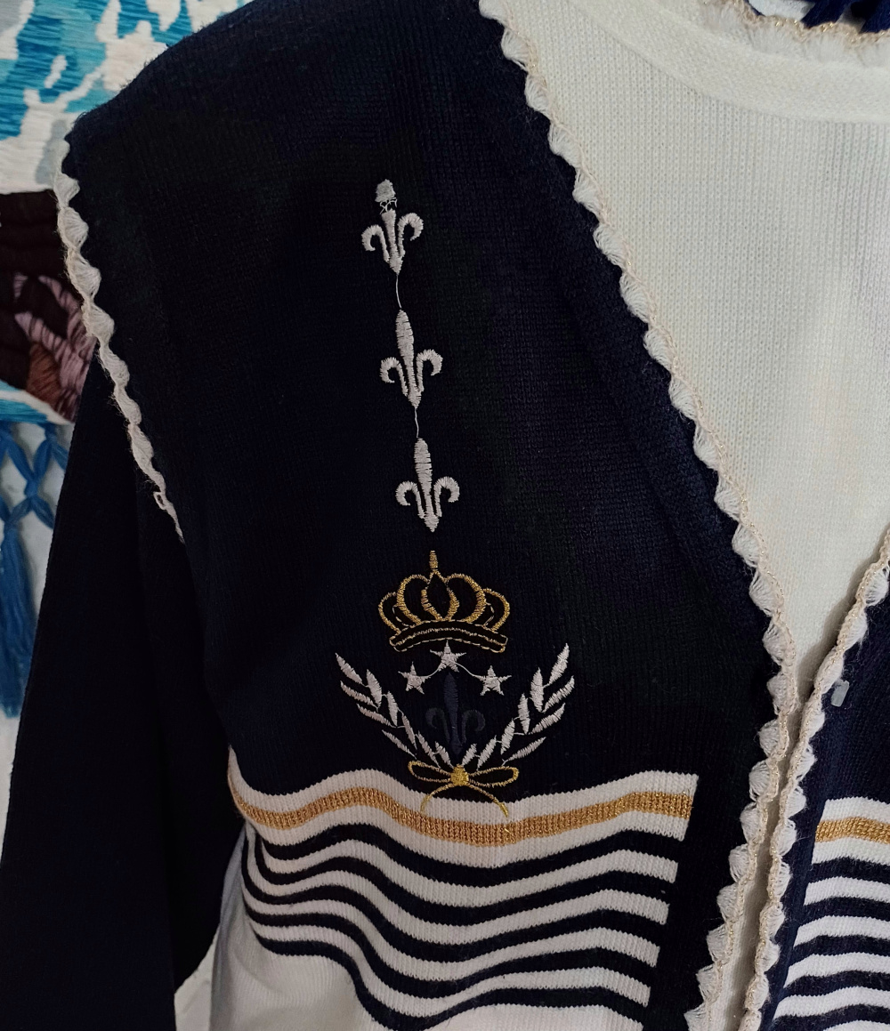 Джемпер с жилетом, no brand, L