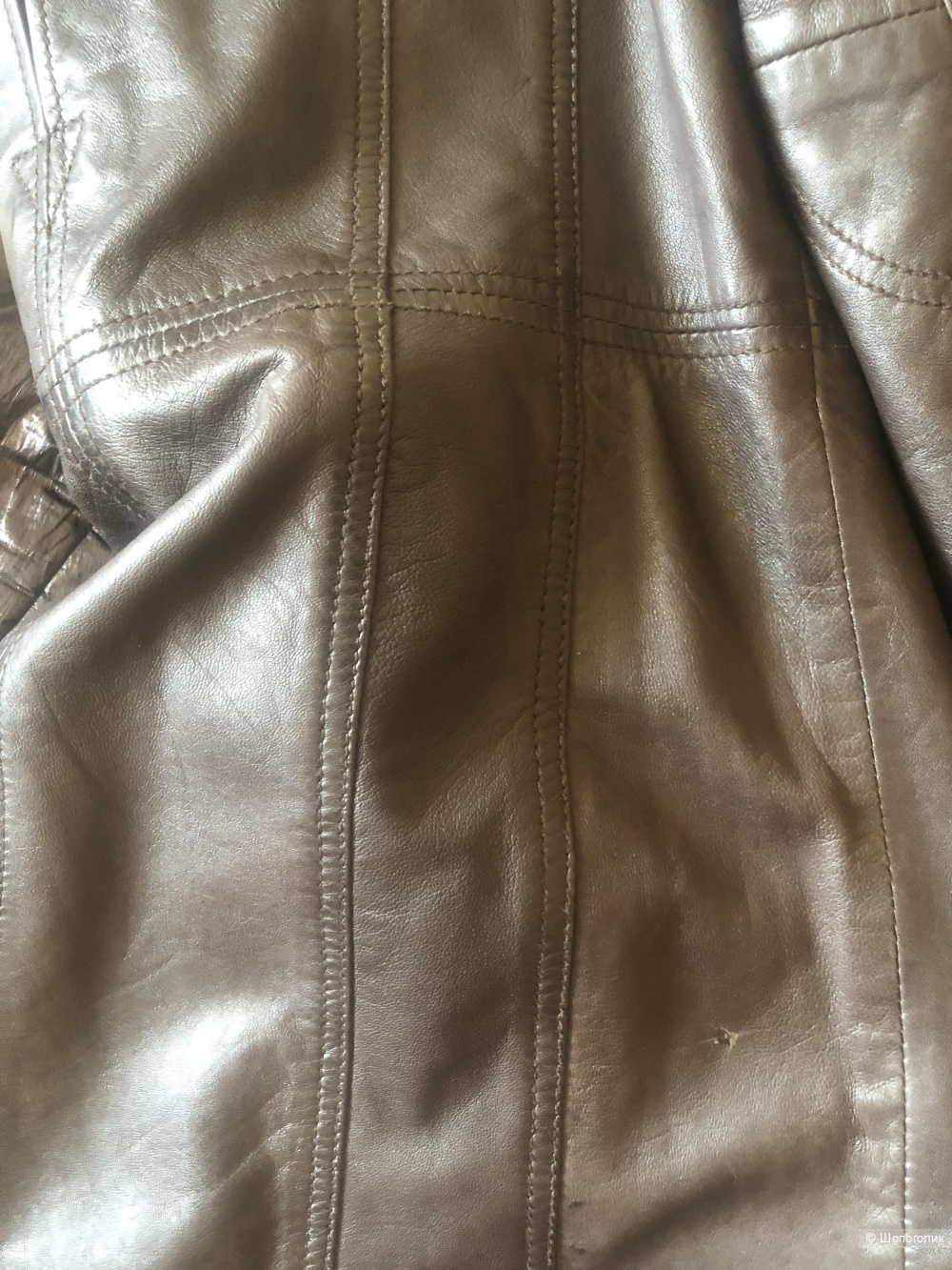 Плащ кожаный р.L(46–48)