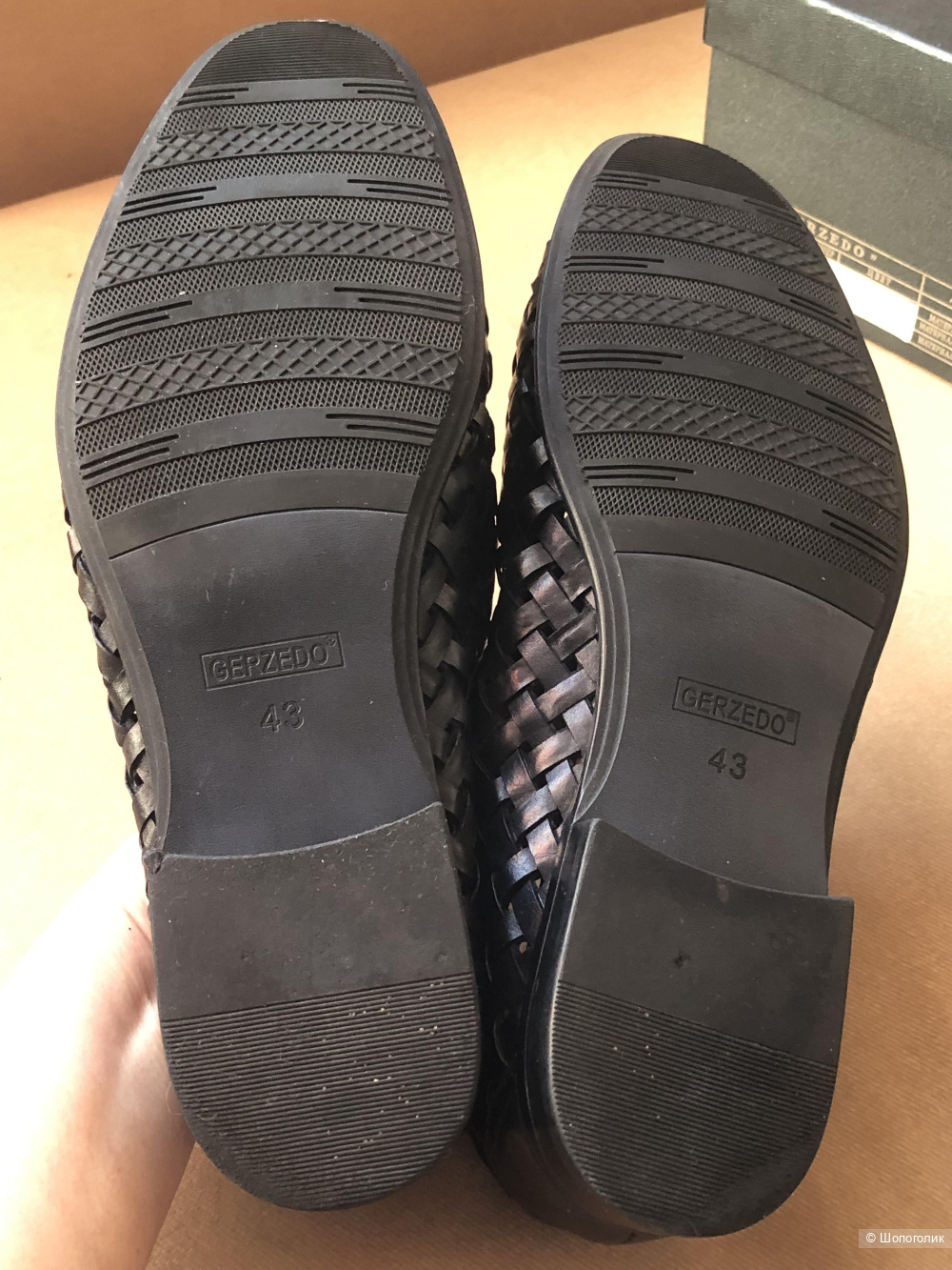 Ботинки , туфли мужские Gerzedo, размер 43.