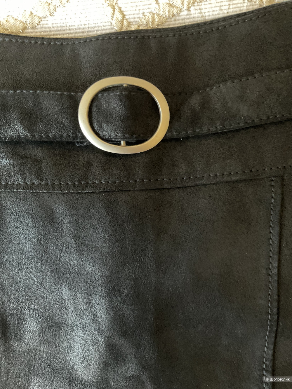 Кожаная  юбка Miss Etam,46-48