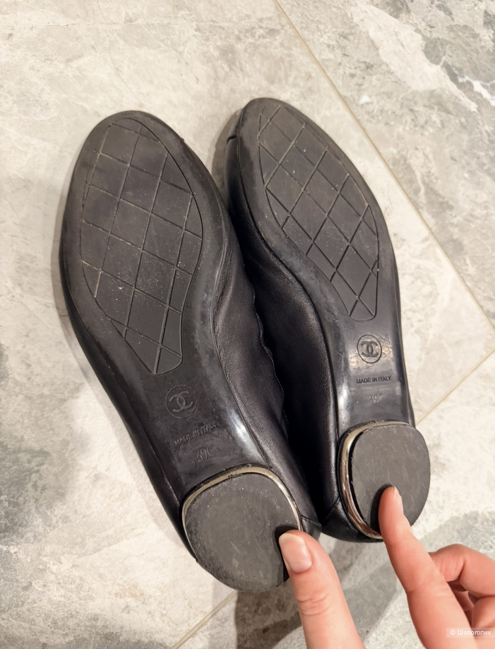Балетки Chanel размер 39( на наш 38)